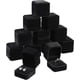 thumbnail image 1 of 12 piezas de caja de terciopelo para pendientes y anillos, caja de regalo para joyería, cajas de regalo para boda, compromiso, cumpleaños y aniversario, 2,12 x 1,77 x 2 pulgadas (negro), 1 of 5