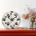 thumbnail image 2 of Yayeee 10" Wall Clock Battery Operated Quartz Round Silent Non-Ticking Home Decor,Cute Cat Paw, 2 of 6