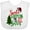 AA-White, variant on Inktastic Santa is Promoting Me to Big Sister Green Plaid Tree Girls Baby Bib