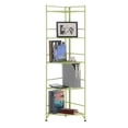 thumbnail image 2 of Pemberly Row Five-Tier Folding Corner Shelf in Green Metal, 2 of 4