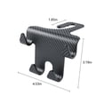 thumbnail image 3 of NARABB Clearance Car Seat Back Organizers Hooks Each Load Bearing 20 Lb Strong And Durable，Plus Mobile Phone Stand, Can Hang Items And Support The Phone, 3 of 7
