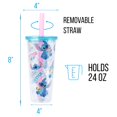 thumbnail image 3 of Tumbler Silver Buffalo Lilo and Stitch Pastel Snack Toss, 700 ml, 3 of 8