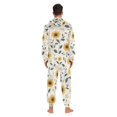 thumbnail image 4 of FORMRS Onesies Pajama for Adults Unisex Hoodie Winter Jumpsuit One Piece Sleepwear, Sizes S-2XL, Sunflower Pattern, 4 of 7