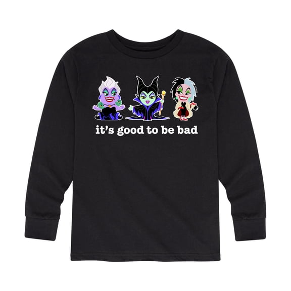 Disney Villains - It's Good To Be Bad - Toddler And Youth Long Sleeve Graphic T-Shirt