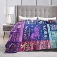 thumbnail image 6 of Horse Gifts for Women, Just A Girl Who Loves Horses Blanket, Horse Lovers Christmas Birthday Gifts 50x40, 6 of 6