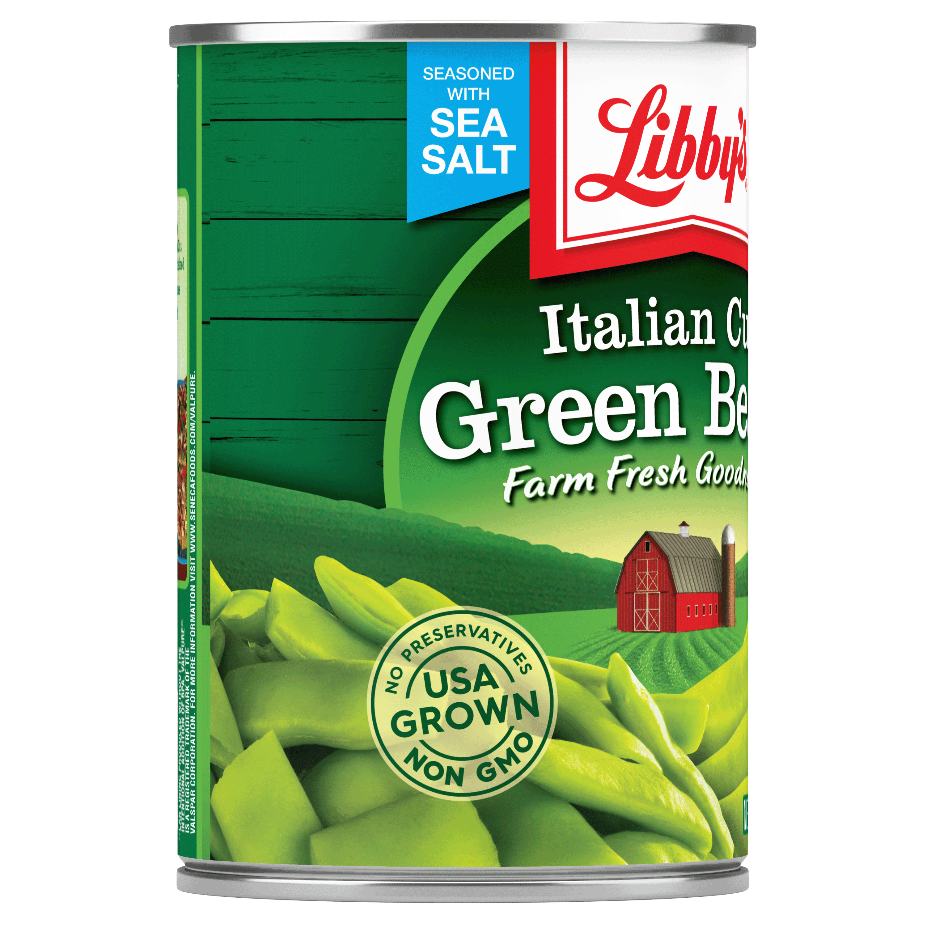 Libby's Canned Italian Cut Green Beans 14.5 oz. Can