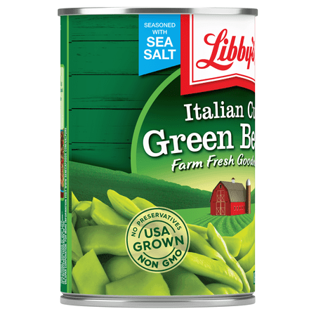 Libby's Canned Italian Cut Green Beans 14.5 oz. Can