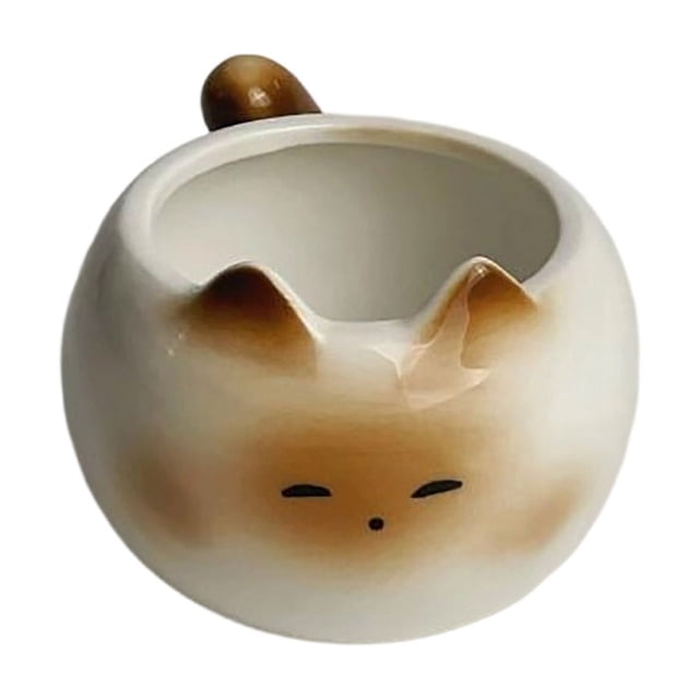Taza de gatos siameses, taza de café de cerámica, taza de agua para mujeres, taza linda de alta belleza, taza de cerámica