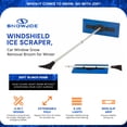 thumbnail image 5 of Snow Joe Shovelution Snow Shovel, Strain Reducing with Ice Scraper, 5 of 12