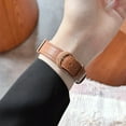 thumbnail image 7 of Leather Bands Compatible with Apple Watch Band 49mm 45mm 44mm 42mm for Men Women, Top Grain Genuine Leather Replacement Strap for iWatch Ultra2 SE2 SE Series 9 8 7 6 5 4 3 2 1,
Brown, 7 of 7