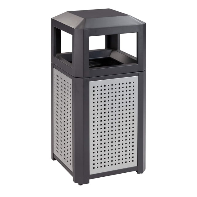 Scranton & Co Réceptacle à Déchets en Acier 15 Gallons
