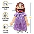 thumbnail image 3 of 25" Princess, Peach Girl, Full Body, Ventriloquist Style Puppet, 3 of 5