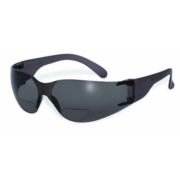 SSP Eyewear 1.00 Lunettes de Sécurité Bifocales Recyclables avec Verres Fumés, PRO 1.00 SM