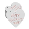 thumbnail image 1 of Inkdotpot Rose Gold Foil Paper Hang Tags Happy Birthday Favor Tags 100 Pieces, 1 of 6