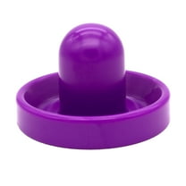 QccHieUs Air Hockey Pusher 96mm Large Size Green Felt Striker for Game Tables Replacement Purple