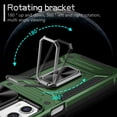thumbnail image 2 of TECH CIRCLE Case for Motorola Moto G 5G 2023 Back Cover with Magnetic Kickstand+Metal Ring Holder, Shockproof Hybrid Covers [360 Degree Rotating Bracket] [Corner Protection] - Dark Green, 2 of 8