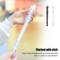 thumbnail image 2 of Sonducket Grabadora negra G Key ABS Smooth Recorders con palo de limpieza flauta instrumento de viento de accesorios de equipo regalos Accesorios para instrumentos musicales Claro Sonducket  OD030679-02, 2 of 6