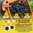 thumbnail image 2 of Jumbo Black Raisins – 5 Pound Bulk Bag by Sunbest Natural – Plump, Juicy & Nutrient-Rich, 2 of 6