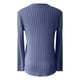 thumbnail image 3 of MHFRRA Camiseta de Manga Larga con Cuello En V para Mujer, Informal, de Rayas Suaves y Cepilladas, para Uso Diario, Cómoda, Elástica y Básica. Azul, 3 of 4