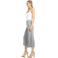 thumbnail image 4 of Made by Johnny Women's Knit Culottes Pants M HEATHER_GREY, 4 of 6