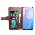 thumbnail image 2 of IDEWEI Para OPPO Reno11 F 5G Funda De Cuero Cartera De Textura De Becerro Cubierta A Prueba De Golpes - Rojo, 2 of 5