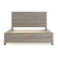 thumbnail image 1 of Pemberly Row Modern Solid Wood King Platform Bed in Driftwood Gray, 1 of 8