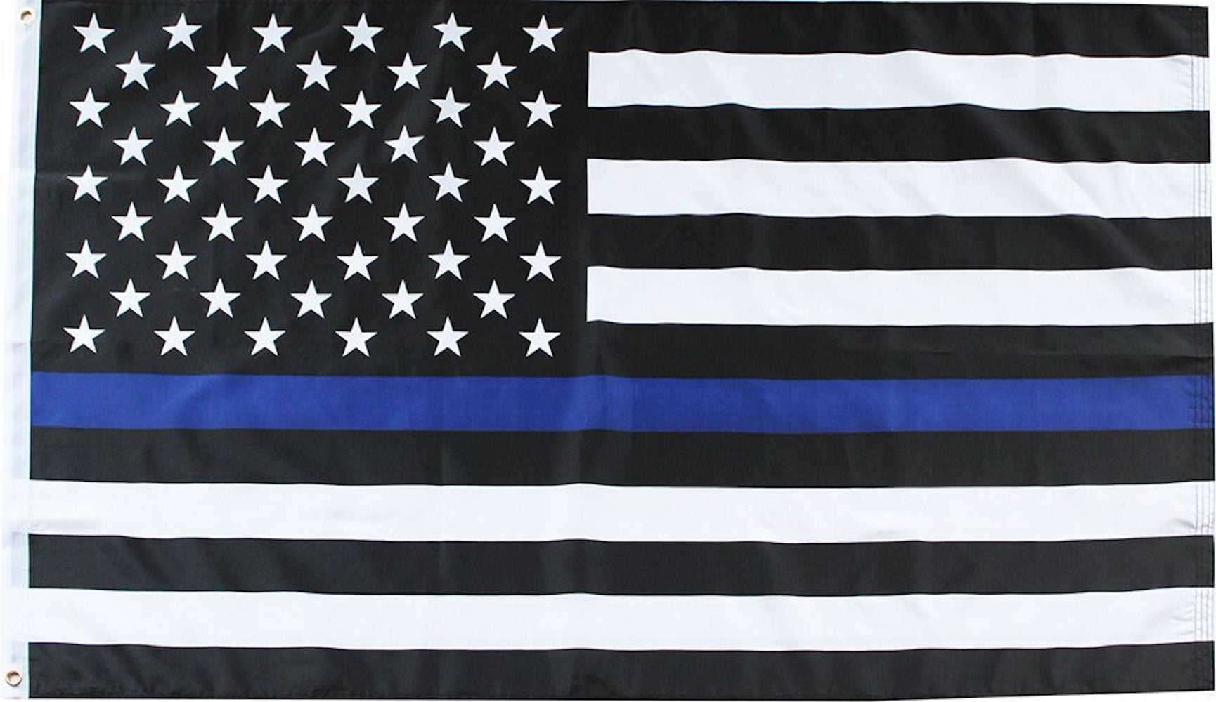 2Pcs 3x5 FT American police Flag Thin Blue Line Black & White Policemen Support 2Pcs 3x5 FT American police Flag Thin Blue Line Black & White Policemen Support