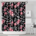 thumbnail image 2 of Waterproof Pioneer Shower Curtain 84x72 Inch Polyester Unique Colorful Floral Shower Curtain for Bathroom Hotel Home Decor with 12 Plastic Hooks, 2 of 5