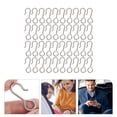 thumbnail image 6 of Eease 50 Seat Cover Metal Hook Curtain Tracks Tieback Hooks Car Interior Accessories, 6 of 6