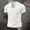 White #007, variant on Mens Polo Shirts Short Sleeve Summer Oversized Fit Button Down Clothing Big and Tall Casual Work Shirts, M