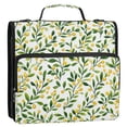 thumbnail image 5 of FORMRS Zipper Binder with Shoulder Strap 2-inch Ring 500 Sheet Capacity File Bag, Olive Leaf, 5 of 5
