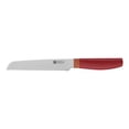 thumbnail image 1 of ZWILLING Now S 5-inch Serrated Utility Knife - Granada Orange, 1 of 1
