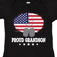 thumbnail image 4 of Inktastic Proud Military Grandson Us Flag Boys Baby Bodysuit, 4 of 5