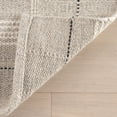 thumbnail image 3 of Rugs USA x Nate Berkus Downing Plaid Wool Cozy Area Rug, 5' x 8', Downing Grey, 3 of 7