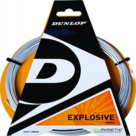 DUNLOP Explosive Power Biomimetic 17G Tennis (Best Tennis Strings For Power)