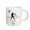 White, variant on 3drose, Zodiac Symbol Libra on White Background, 11oz Two-tone Red Mug