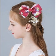 JoJo Siwa 12pcs Hair Bows for Girls ( 2 Set) - 5 Inches Alligator Clips (1)