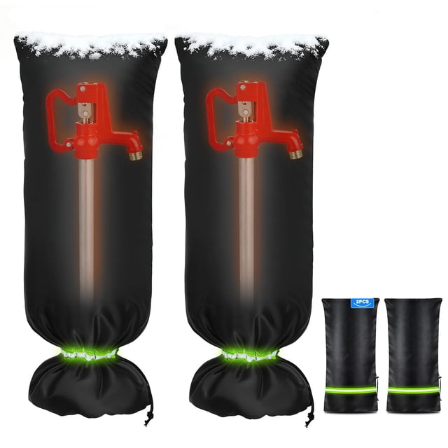 Fundas para grifos exteriores Bonviee Winter, paquete de 2, 89 cm x 38 cm