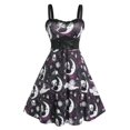 thumbnail image 1 of Vestido de ajuste de encaje de lona de talla grande Rosegal  Vestidos Estampados Tallas Grandes, 1 of 5