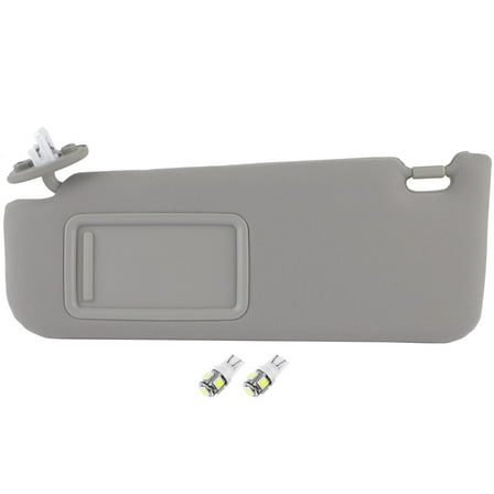 SCITOO Left Driver Side Sun Visor Assembly With Sunroof fit for 2012 2013 2014 2015 2016 2017 for Toyota Camry Gray Car Sun Visor 74320-33F50-B0