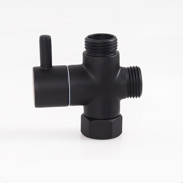 Válvula desviadora de brazo de ducha de latón para cabezal de ducha de mano y cabezal rociador fijo, reemplazo del sistema de ducha Universal de baño de 3 vías