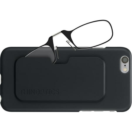 ThinOPTICS Always With You Reading Glasses with Black iPhone 6 (Best Reading Glasses App For Iphone)