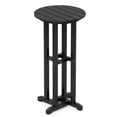 thumbnail image 6 of Spaco 21.5 Inch Round Bar Table Patio HDPE Bar Height Dining Table with Slatted Tabletop, Patio Table for Outdoor as Garden, Yard, Black, 6 of 9