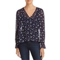 thumbnail image 1 of Joie Womens Bolona Button Down Blouse, Blue, X-Small, 1 of 1