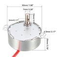 thumbnail image 3 of Synchronous Motor AC 12V 1.4-1.7RPM 50-60Hz CCW/CW 4W Gear Box for Microwave Oven, 3 of 4