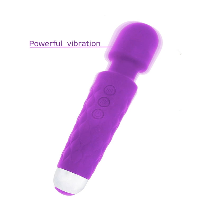 Cordless Wand Massager for Neck, Shoulder, and Back, Handheld Personal Body  Massager Wand Provides Deep Tissue Massage with 20 Speed Vibrations