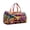 I, variant on RjnShan Hippie Van Quilted Duffle Bag, Boho Travel Weekender Bag with Adjustable Strap, Retro 3D Car Compact Embroidered Travel Bag 16×8 Inch
