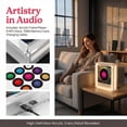 thumbnail image 3 of Retro Magnetic Fridge Music Player Set with Audio Feature, 9 Pcs Vintage Record Style Refrigerator Magnets, Mini Jukebox with LED Light (Rotation), 3 of 9
