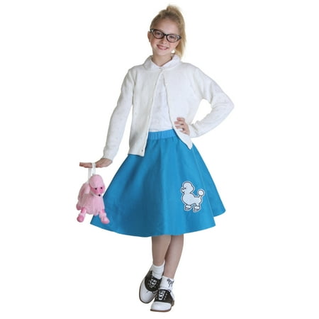 Fun Costumes Child Blue 50s Poodle Skirt Walmart Com