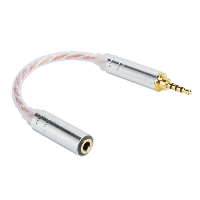 Male To Female Audio Cable, Multipurpose Stable Headphone Adapter Cord for 2.5mm Audio Source Interface 2.5mm Balanced Male to 3.5mm Stereo Female,2.5mm Balanced Male to 4.4mm